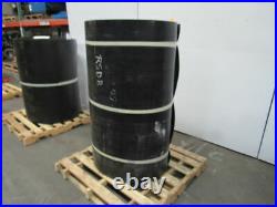 1/2 Thick 3-Ply Heavy Duty Black Smooth Rubber Conveyor Belt 132'L x 54W
