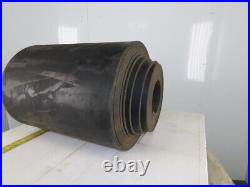 1/2 Thick 3-Ply Heavy Duty Black Smooth Rubber Conveyor Belt 40'L x 24-1/4W