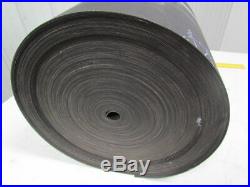 1 Ply 16x296' Black Nylon Rubber Center Conveyor Belt 3/16 Thickness