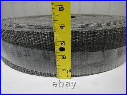 1 ply black interwoven conveyor belt 115ft x 3.5 x 0.205 thick