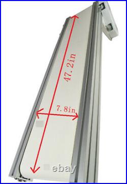110V 120W White PVC Belt Conveyor Length 47.2in Width 7.8in Usage Widely Newest