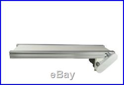 110V 47.2 X 7.8 White PVC Belt Conveyor Machine Electric Conveyor Platform New