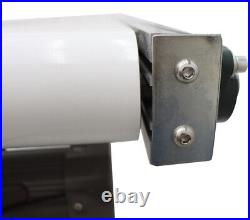 110V Desktop Electric White PVC Belt Conveyor Adjustable speed 47L8W 120W