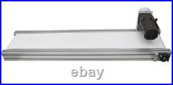 110V PVC Belt Conveyor Mesa Aluminum Alloy Body for Shipping Adjustable Speed