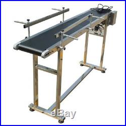 110V Stainless Steel PVC Belt Electric Conveyor Machine For Conveying Bottles