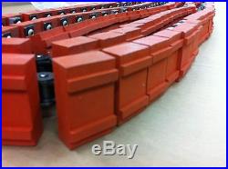 163 Hitachi ANSI-50 Attachment Roller Chain with Rubber Pads Conveyor Belt Part