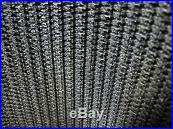 18 PVC Woven Back 1 Ply 1/4T Black Rubber Rough Top Incline Conveyor Belt 100