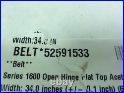188062 New In Box Intralox 52591533 Conveyor Belt 14.01 Ft Length 34 Width