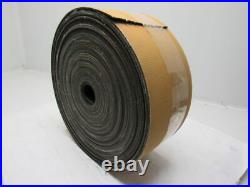 2-Ply Black Rubber Impression Top Conveyor Belt 100' X 6 X 0.136