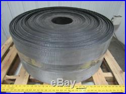 2-Ply Black Rubber Longitudinal Ribbed Conveyor Belt 608' X 12-7/8 X 0.097