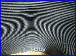 2-Ply Black Rubber Longitudinal Ribbed Conveyor Belt 608' X 12-7/8 X 0.097