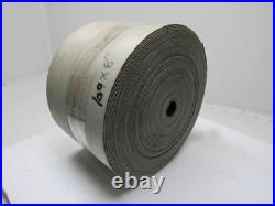 2-Ply Ribbed Grooved Top Black Rubber Conveyor Belt 100' X 8 X 0.098