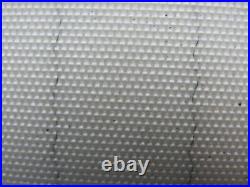 2-Ply White/Clear Polyurethane Smooth Top Conveyor Belt 40' X 11 X 0.150