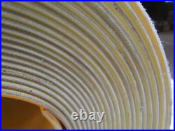 2 ply smooth top Clear/White urethane rubber conveyor belt 41ft x 29