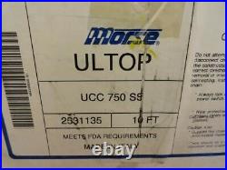 200175 New-No Box, Morse 2531135 Conveyor Belt 10ft x7.5W UCC 750 SS