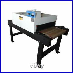 220V 4800W Screen Printing T-shirt Conveyor Tunnel Dryer 5.9ft. X 25.6 Belt