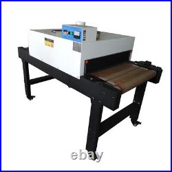 220V 4800W Small T-shirt Conveyor Tunnel Dryer 5.9ft. X25.6 Belt Screen Printing
