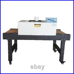 220V 4800W Small T-shirt Conveyor Tunnel Dryer 5.9ft. X25.6 Belt Screen Printing