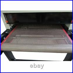 220V 4800W T-shirt Conveyor Tunnel Dryer 5.9ft. X 25.6 Belt for Screen Printing