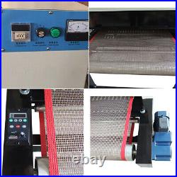 220V Small T-shirt Conveyor Tunnel Dryer 5.9ft x 25.6 Belt for Screen Printing