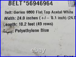 233366 Old-Stock Intralox 56946964 Conveyor Belt 24 Width 10' Length