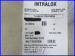 237011 New-No Box Intralox 54727253 Conveyor Belt S2400 12 Wide 19.6' Long