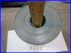 3-Ply Blue-Green PVC Rubber Smooth Top 2-Sided Conveyor Belt 30.75 Wide 47'Long