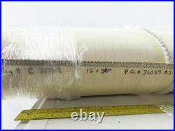 30 PVC Woven Back High Cleat Top Incline Decline V-Guide Conveyor Belt 12
