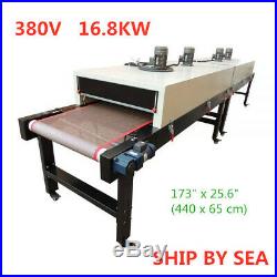 380V 16.8KW Conveyor Tunnel Dryer 18ft. X 25.6 Belt for Screen Printing BY SEA