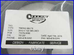 3910 H 100 3910H100 Connect Conveyor Belting Timing Belt Welded (New sealed)