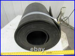 4-Ply Grade 1 Extreme Duty Black Smooth Rubber Conveyor Belt 1/2Tx34'Lx24W