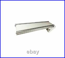47x7.8 Electric Conveyor Aluminium Alloy White PVC Belt Goods Distribution