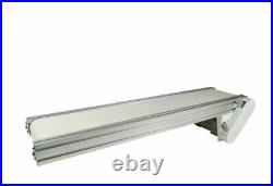 47x7.8 Electric Conveyor Aluminium Alloy White PVC Belt Goods Distribution