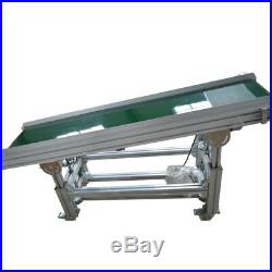 59(1.5m) PVC Belt Inclined Wall Conveyor, Easy to ship, 11.8Wide Conveyors, New