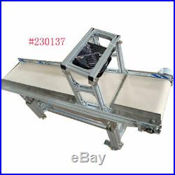 59''x11.8'' 110V Heat Resistant Canvas Belt Conveyor Assembly line with Cool Fan