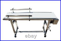 5911.8PU Belt Conveyor System for Bag, Bottles, Package etc. White Convey230066