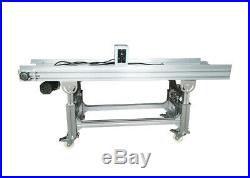 59x12 Flat Belt Conveyor System Transport Equipment Height/ Speed Adjustable