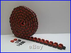 ANSI-50 Rubber Attachment Roller Chain Robotic / Conveyor Belt 10 Foot Section