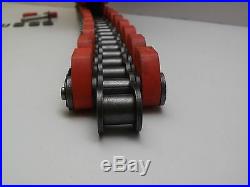 ANSI-50 Rubber Attachment Roller Chain Robotic / Conveyor Belt 10 Foot Section