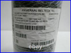 Ammeraal Beltech EM 8/2 00+05 Dark Blue Conveyor Belt 10ft-7in 12in