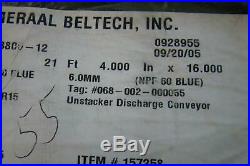 Ammeraal Beltech Inc 21'4X16Conveyor Belt 157258