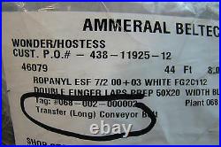 Ammeraal Beltech Ropanyl conveyor belt ESF 7/2 00 + 03 White FG2C112 8in x 14 43
