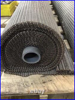 Ashworth Bros. Inc 40 Wide Woven Wire Mesh Conveyor Belt Balance Weave