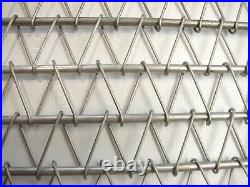 Ashworth Omni-Grid 17-1/2 X 10' Steel Conveyor Belt With Wear Resistant Links