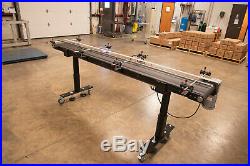 Belt Conveyor 12 wide x 8' long Labeling, Ink Jet & Product Transfer