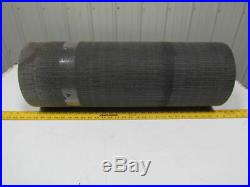Black PVC Chevron Top Friction Surface Conveyor Belt 28 Wide 13Ft Long