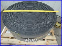 Black PVC Rubber Rough Top Incline Conveyor Belt 509' X 12 X 0.225