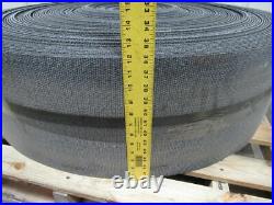 Black PVC Rubber Rough Top Incline Conveyor Belt 509' X 12 X 0.225