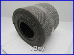 Black PVC Rubber Smooth Top Bare Back Conveyor Belt 10 Wide 38' Long 0.20Thick