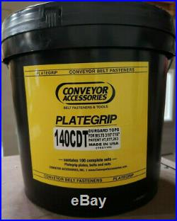 Brand New 140CDT Conveyor Accessories Belt Fasteners Plategrips (100)Ct Flexco
